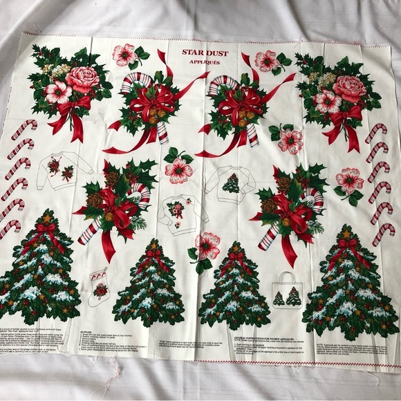Cranston Print Works Holiday Appliqués - Picture 1 of 9